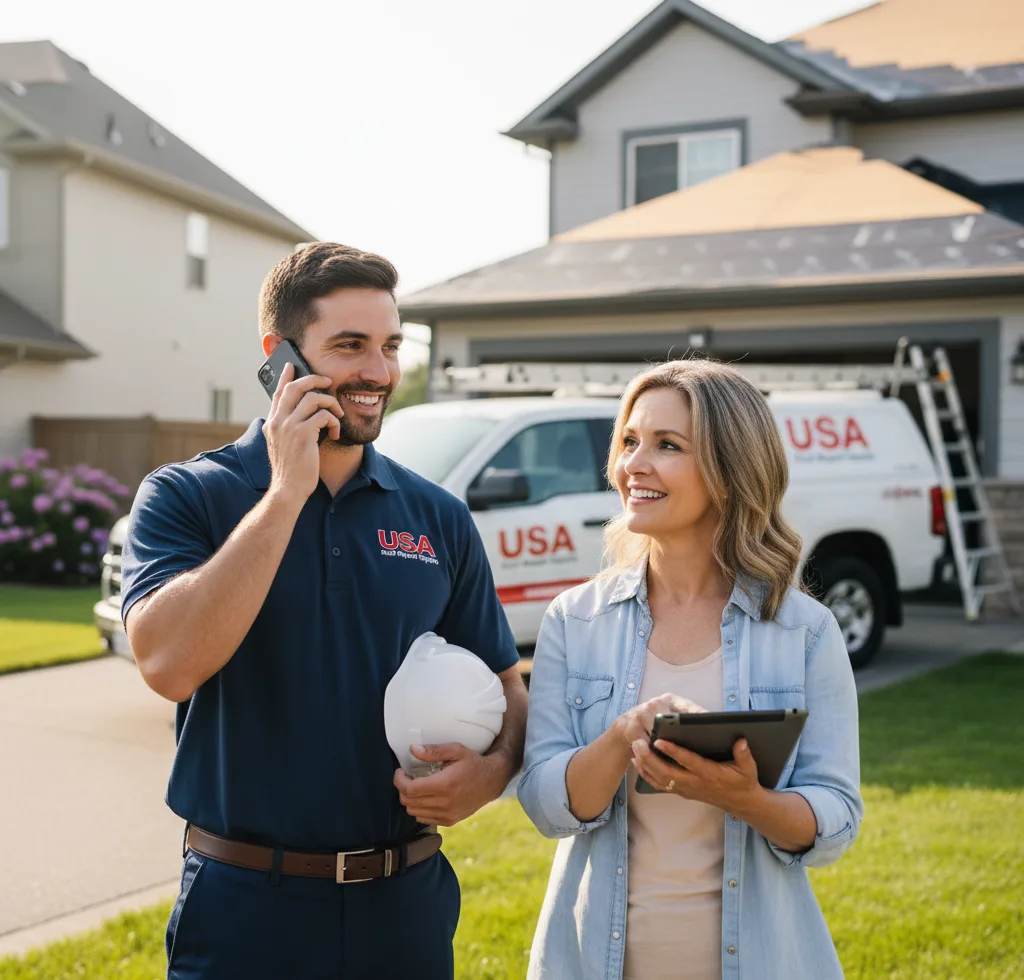 USA Roof Repair Experts customer support in Palmview